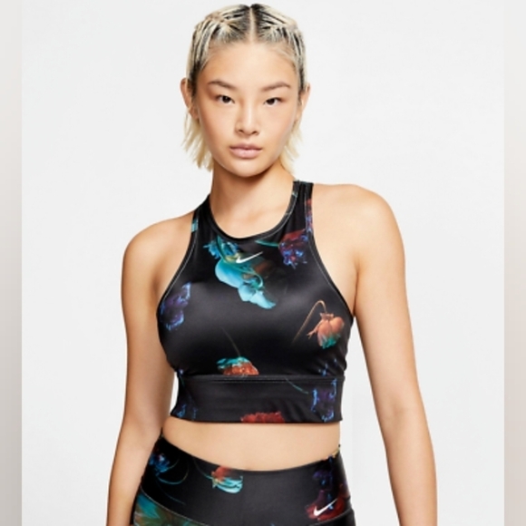 Nike Sport Bra Floral - Picture 1 of 6